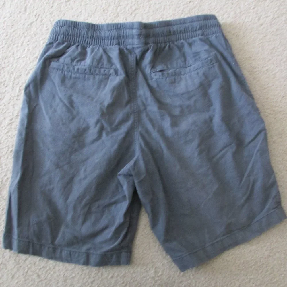 Old Navy Pull On Bermuda Shorts Youth Boys Small SP Dark Gray Elastic‎ Pockets